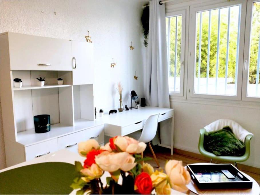 Studio Proche Centre Wifi Parking Apartment มงต์เปอลิเยร์ ภายนอก รูปภาพ